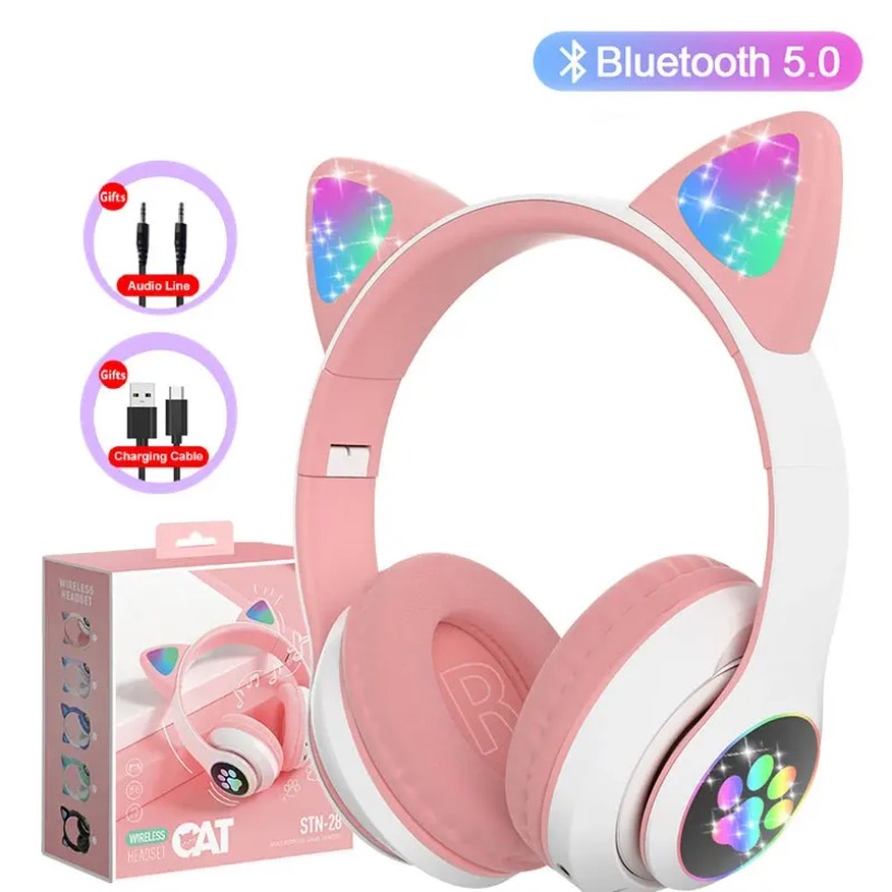 Outdoor Sport Activities For Kids - Casque Bluetooth 5.0 stéréo avec micro,