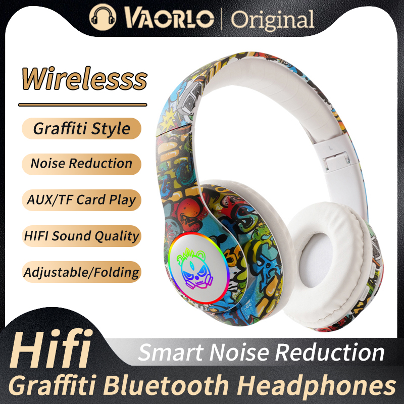 Outdoor Sport Activities For Kids - Graffiti Bluetooth casque lumière LED jeu