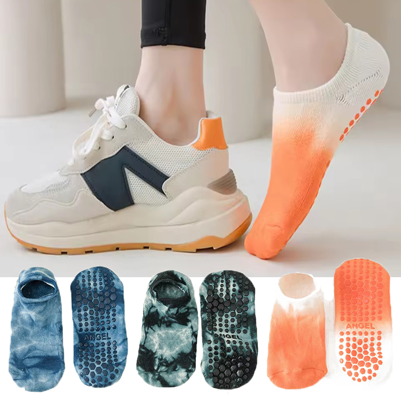 Trampoline Park Sock - Chaussettes de Yoga antidérapantes colorées pour