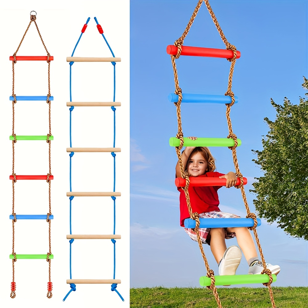Outdoor Sport Activities For Kids - 1 pièce Échelle d'escalade et balançoire
