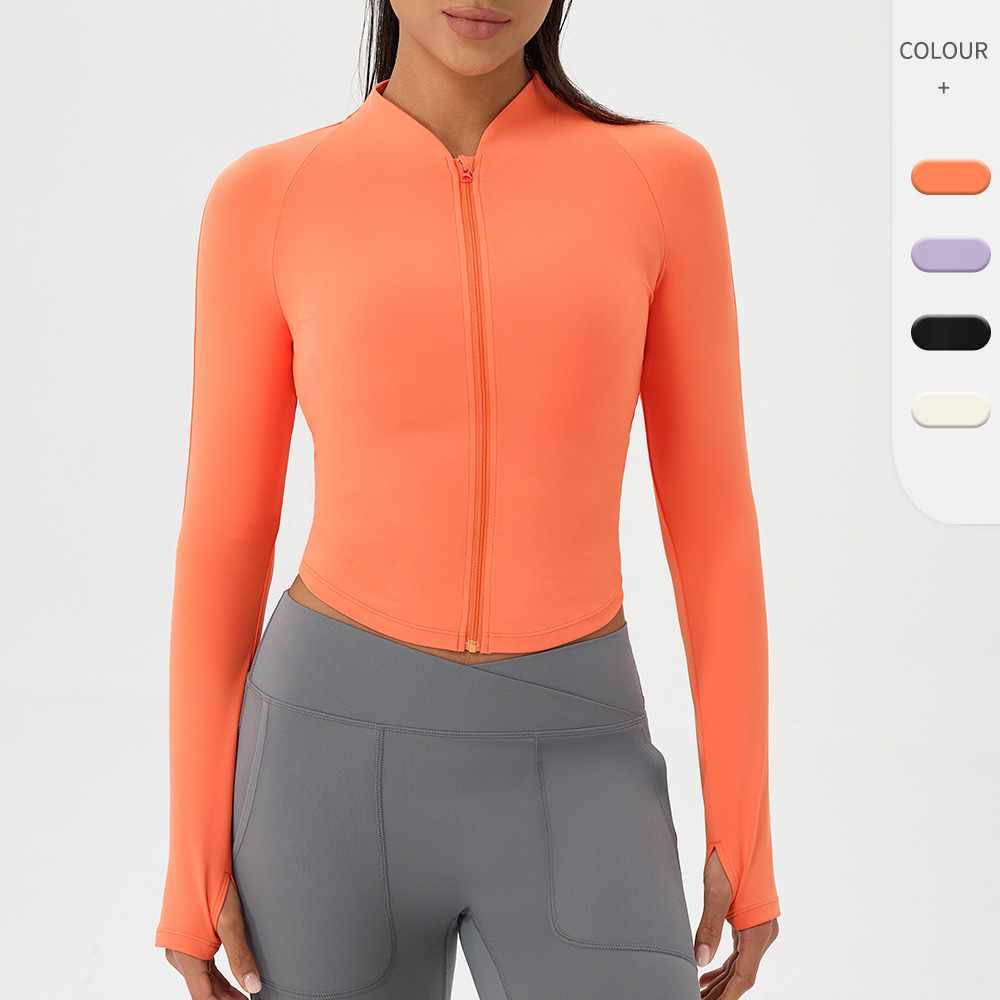 Veste de yoga nue à col montan - Outdoor Sport Jacket Women'S avis et prix
