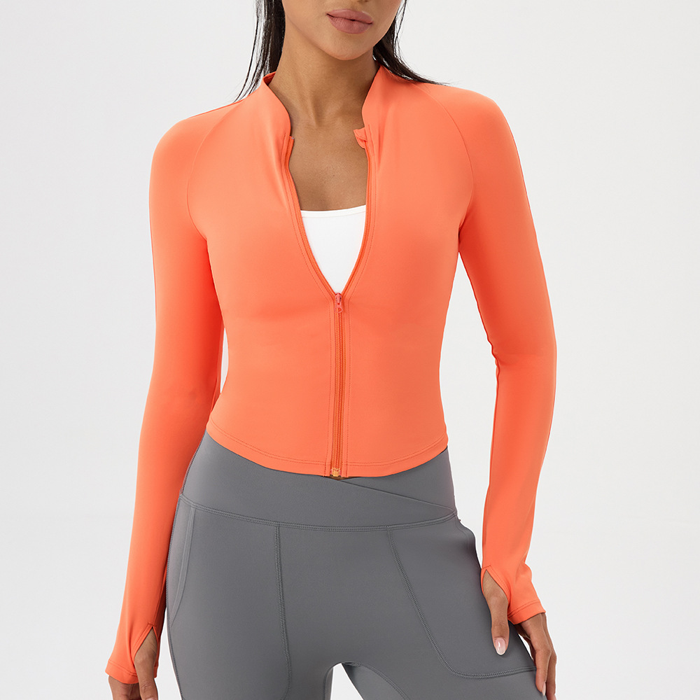 Veste de yoga nue à col montan - Outdoor Sport Jacket Women'S avis et prix