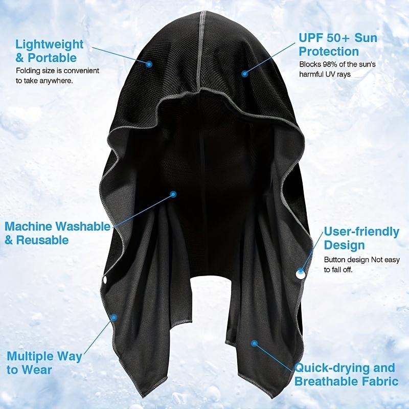 Serviette à capuche rafraîchis - Outdoor Sport Hoodie avis et prix