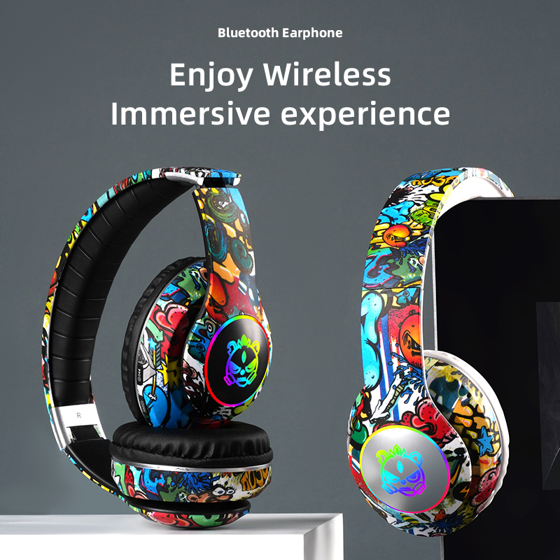 Graffiti Bluetooth casque lumi - Outdoor Sport Activities For Kids avis et prix