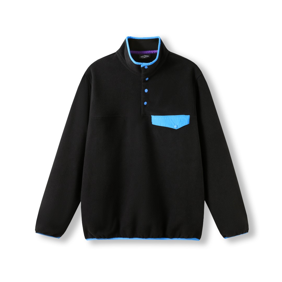 Veste polaire patchwork assort - Outdoor Sport Hoodie avis et prix