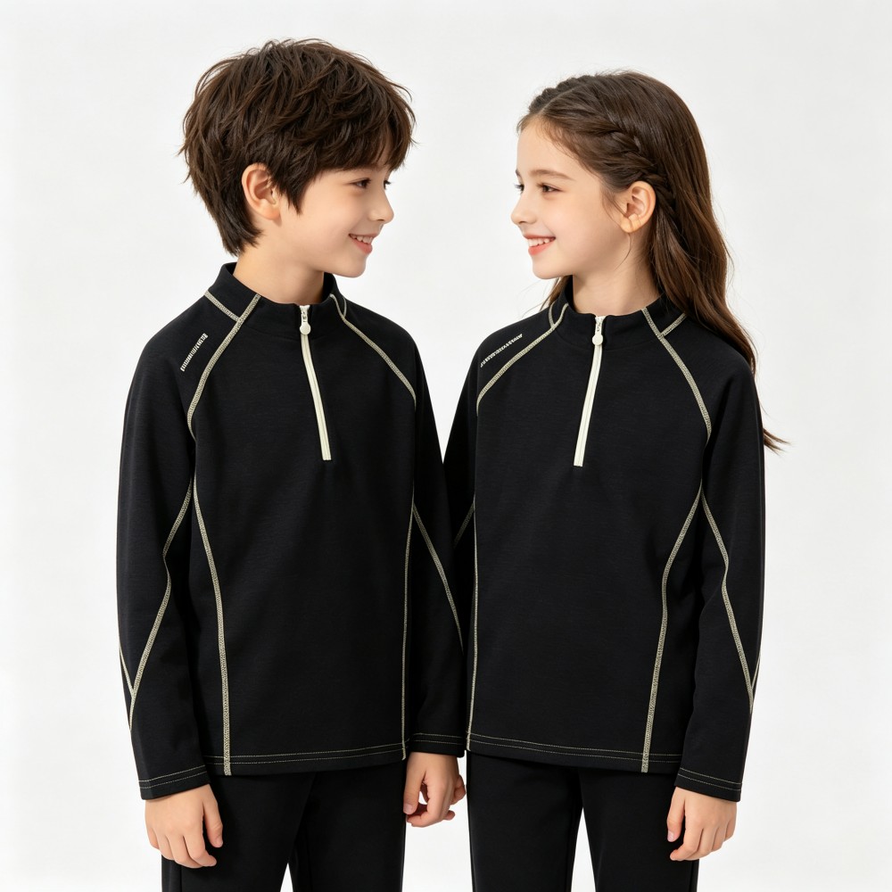 Sweat-shirt en polaire demi-zi - Outdoor Sport Activities For Kids avis et prix