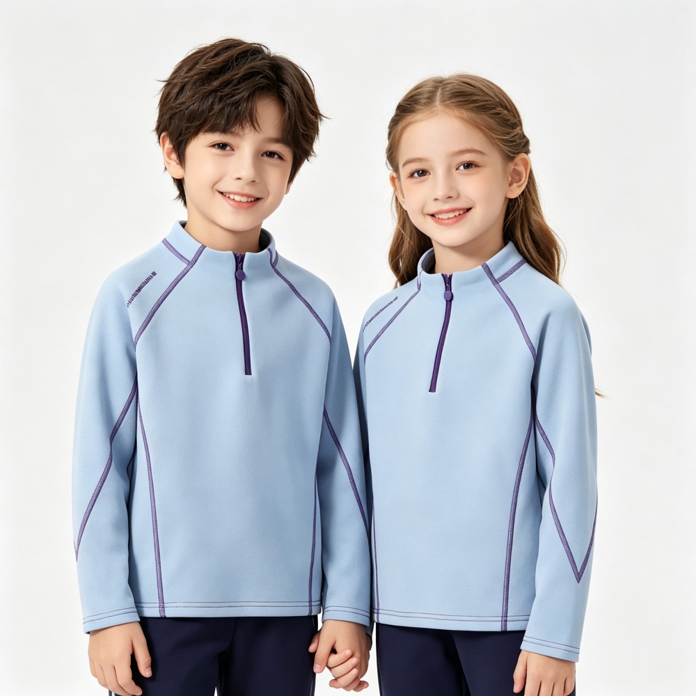 Sweat-shirt en polaire demi-zi - Outdoor Sport Activities For Kids avis et prix