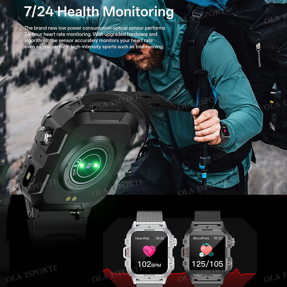 Montre intelligente militaire  - Outdoor Sport Gym avis et prix