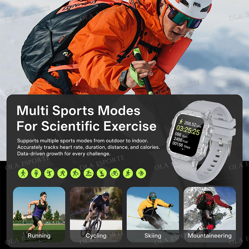 Montre intelligente militaire  - Outdoor Sport Gym avis et prix